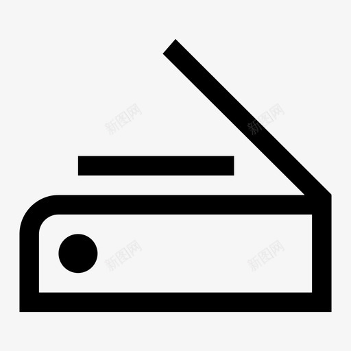 扫描仪设备图像扫描仪图标svg_新图网 https://ixintu.com 办公设备 图像扫描仪 复印机 扫描仪 用户界面 设备
