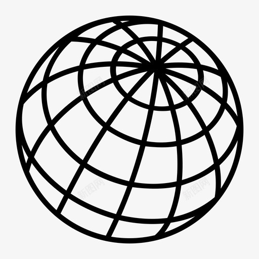 地球仪地图仪图标svg_新图网 https://ixintu.com 地图仪 地球仪
