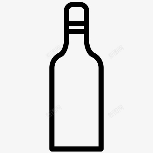 啤酒瓶香槟软木塞图标svg_新图网 https://ixintu.com 啤酒瓶 水 软木塞 饮料 香槟