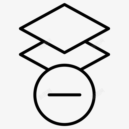 隐藏层删除层图形应用程序瘦图标svg_新图网 https://ixintu.com 删除层 图形设计应用程序瘦 隐藏层