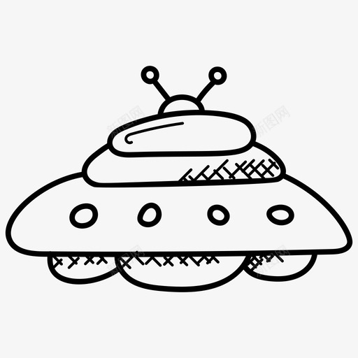 不明飞行物飞碟航天器图标svg_新图网 https://ixintu.com 不明飞行物 太空和飞机涂鸦图标 宇宙飞船 航天器 飞碟