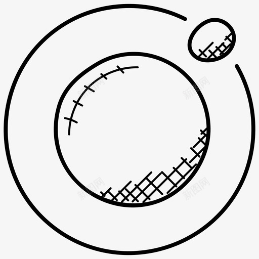 太阳系哥白尼系日心系图标svg_新图网 https://ixintu.com 哥白尼系 太空和飞机涂鸦图标 太阳系 日心系 行星系 轨道