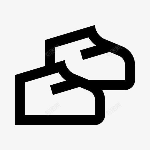靴子宝贝鞋子图标svg_新图网 https://ixintu.com 宝贝 宝贝2 线 靴子 鞋子