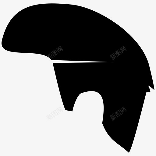 头发男性短发图标svg_新图网 https://ixintu.com 头发 男性 短发 风格