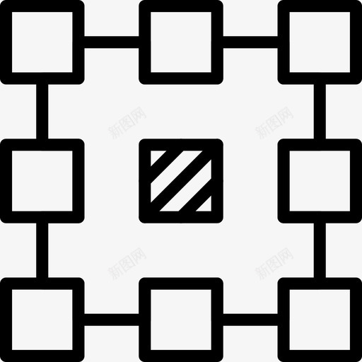 选择形状连接创建图标svg_新图网 https://ixintu.com Pretycons设计轮廓 创建 插图 绘制 设计 选择形状连接