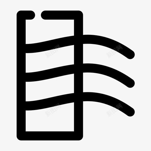 空气质量器具微风图标svg_新图网 https://ixintu.com 冷却器 器具 家用 微风 新鲜空气 空气质量