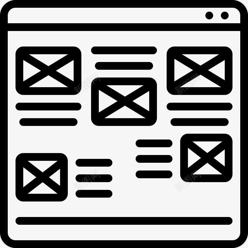 丑陋糟糕无组织图标svg_新图网 https://ixintu.com 丑陋 无组织 糟糕 网站