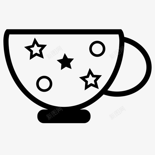 杯子咖啡热的图标svg_新图网 https://ixintu.com 咖啡 杯子 热的 茶 食物1