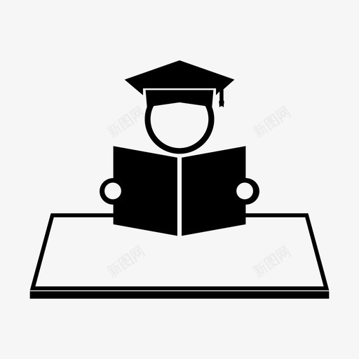 研究生大学生图标svg_新图网 https://ixintu.com 大学生 研究生