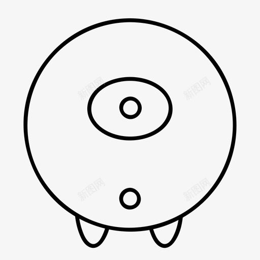 外星人惊讶卡通安静图标svg_新图网 https://ixintu.com 卡通 外星人 外星人惊讶 安静