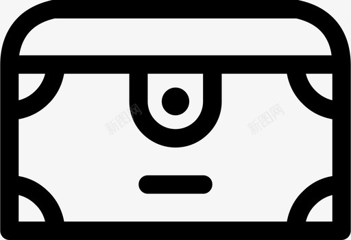 箱子盒子金子图标svg_新图网 https://ixintu.com 宝箱 宝藏 海盗 盒子 箱子 金子