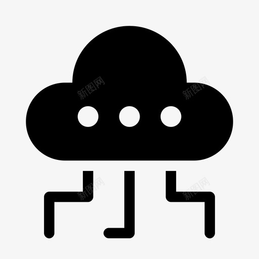 云共享客户端互联网图标svg_新图网 https://ixintu.com 云共享 互联网 客户端 服务器 网络