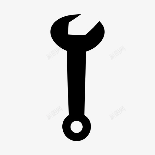 扳手配置修理图标svg_新图网 https://ixintu.com 修理 扳手 扳手字形 维修 配置