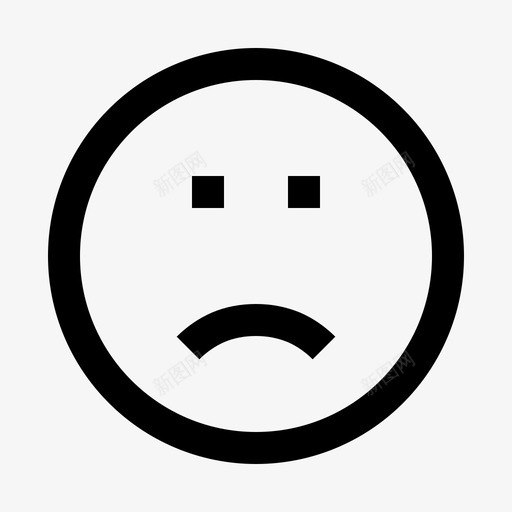 悲伤哭泣笑脸图标svg_新图网 https://ixintu.com 哭泣 悲伤 笑脸 迷你们图标最小的使用