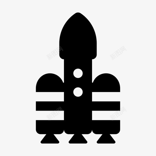 猎鹰重型发射火箭图标svg_新图网 https://ixintu.com 发射 启动 太空 宇宙飞船 火箭 猎鹰重型 跳跃图标太空雕文