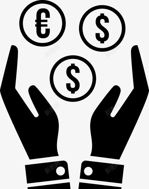 省钱基金投资图标svg_新图网 https://ixintu.com 基金 投资 省钱