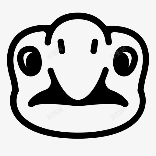 乌龟脸巨龟爬行动物图标svg_新图网 https://ixintu.com 乌龟 乌龟脸 巨龟 爬行动物