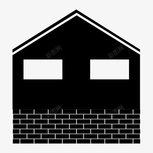 房子地址建筑物图标svg_新图网 https://ixintu.com 住所 地址 家 建筑物 房子