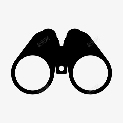 双筒望远镜发现聚焦图标svg_新图网 https://ixintu.com 双筒望远镜 发现 工具 放大 聚焦