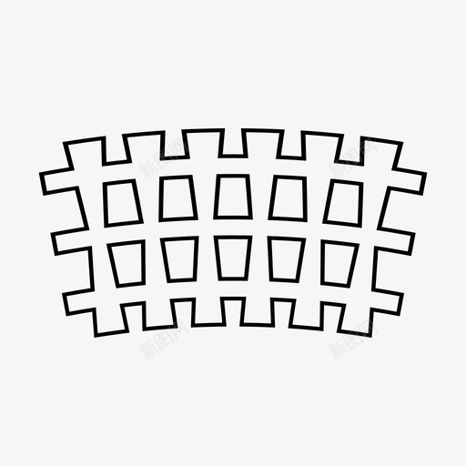 篱笆花园木板图标svg_新图网 https://ixintu.com 木头 木板 篱笆 篱笆线 花园 院子