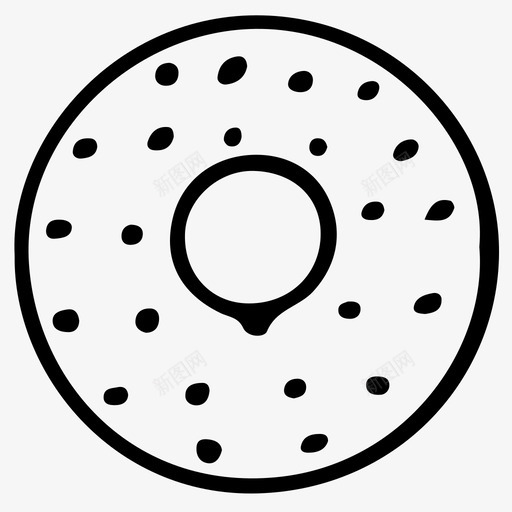 甜甜圈纸杯蛋糕甜点图标svg_新图网 https://ixintu.com 甜点 甜甜圈 甜食 纸杯蛋糕 食物