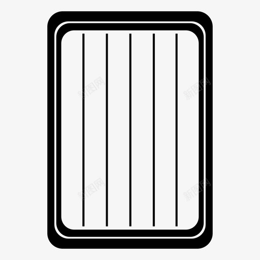 窗户建筑框架图标svg_新图网 https://ixintu.com 墙壁 建筑 开口 框架 窗户