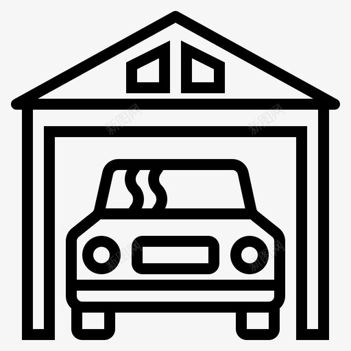 汽车修理厂图标svg_新图网 https://ixintu.com 汽车修理厂