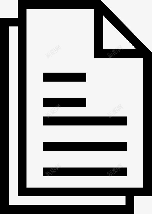 文件报告办公室图标svg_新图网 https://ixintu.com 办公室 报告 文件