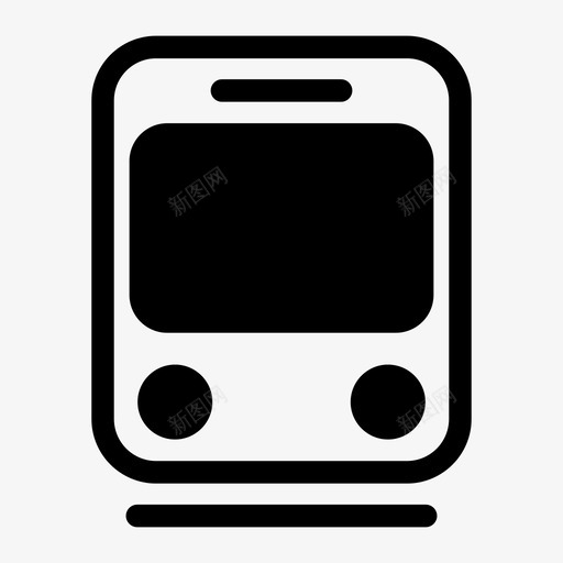 地铁城市交通地铁列车图标svg_新图网 https://ixintu.com 交通 地铁 地铁列车 城市交通