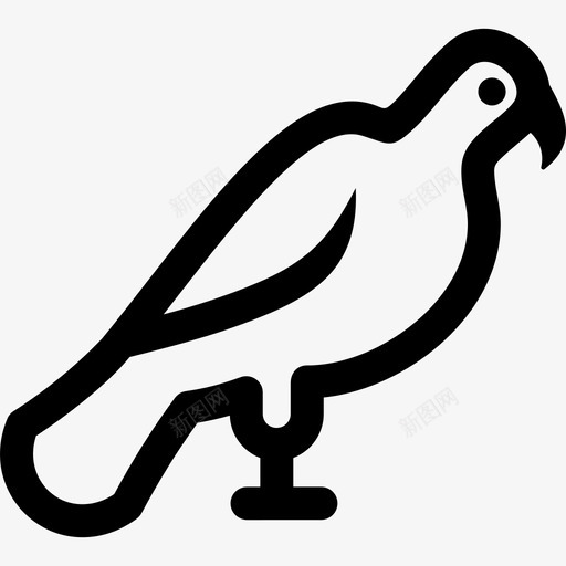 鹰秃头靴子图标svg_新图网 https://ixintu.com 秃头 秃鹰 靴子 鸟的轮廓 鹰
