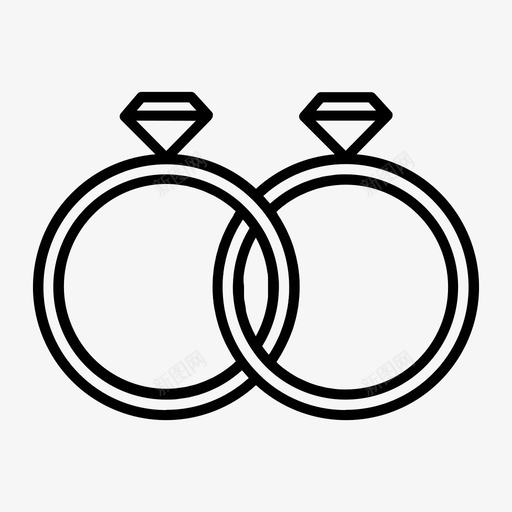 珠宝钻石奢侈品图标svg_新图网 https://ixintu.com 奢侈品 婚礼 戒指 时尚 珠宝 钻石