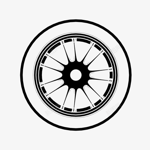 车轮汽车轮胎定制图标svg_新图网 https://ixintu.com 定制 汽车轮胎 汽车轮辋 赛车 车轮 轮毂盖 轮辋