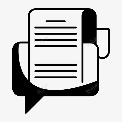 讲故事数字营销符号图标svg_新图网 https://ixintu.com 数字营销符号 讲故事