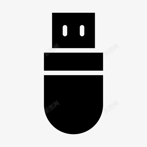 数据卡U盘教育图标svg_新图网 https://ixintu.com U盘 教育 数据卡