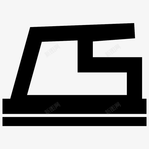 熨斗电熨斗洗衣房图标svg_新图网 https://ixintu.com 洗衣房 熨斗 电熨斗