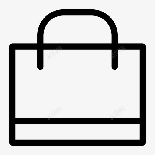 纸袋纸袋店购物袋图标svg_新图网 https://ixintu.com 纸袋 纸袋店 购物袋