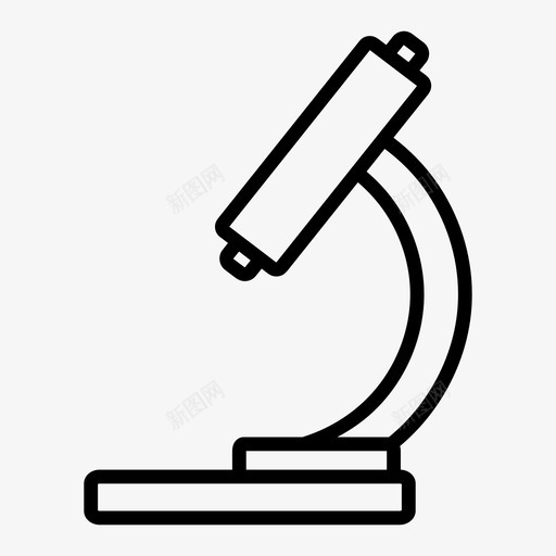 显微镜分析实验室实验图标svg_新图网 https://ixintu.com 分析 实验室 实验室实验 显微镜