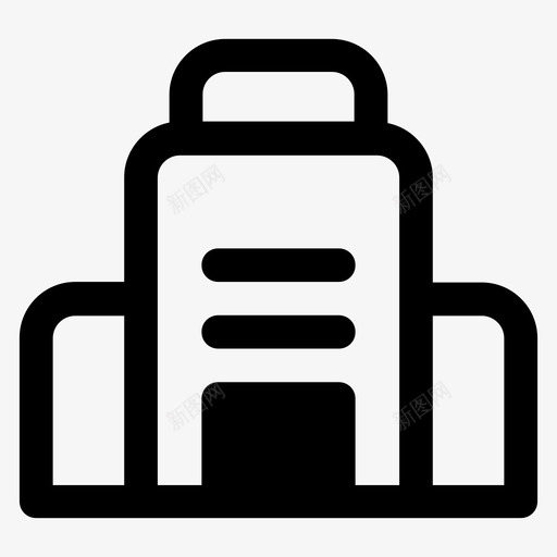 办公室大楼建筑物图标svg_新图网 https://ixintu.com 办公室 办公楼 城市 大楼 建筑物