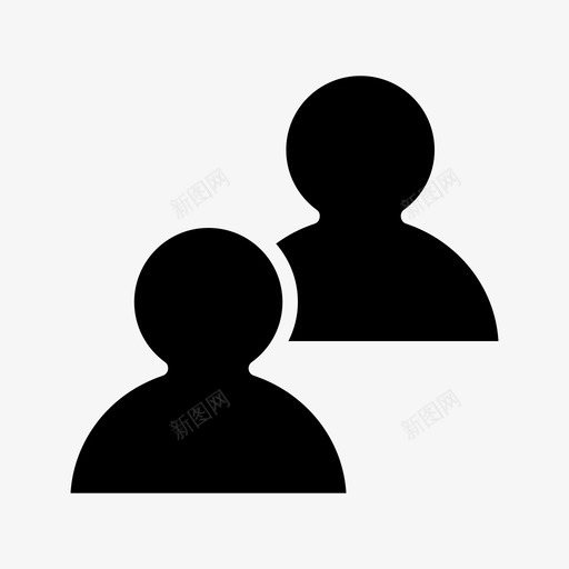 交流聊天会面图标svg_新图网 https://ixintu.com 交流 会面 关系 聊天 谈话