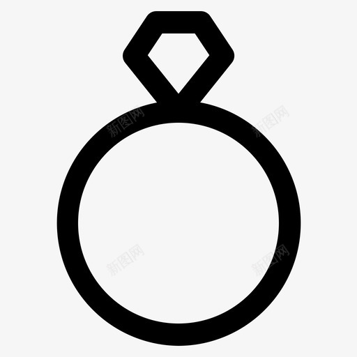 订婚戒指钻戒爱情图标svg_新图网 https://ixintu.com 戒指 浪漫 爱情 订婚戒指 钻戒