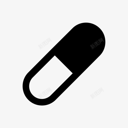 药品胶囊标签图标svg_新图网 https://ixintu.com 标签 胶囊 药品 随机模板