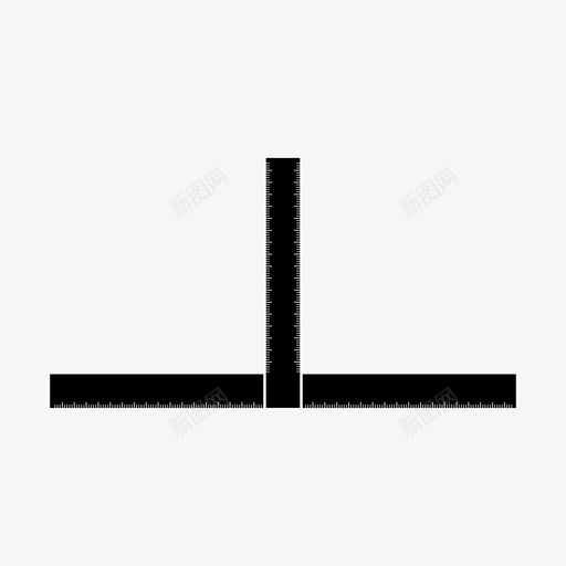 直尺准确测量图标svg_新图网 https://ixintu.com 准确 工具 测量 直 直尺