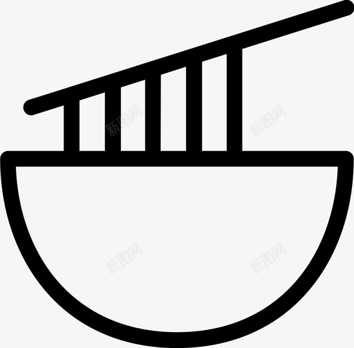 面条吃吧图标svg_新图网 https://ixintu.com 吃吧 面条