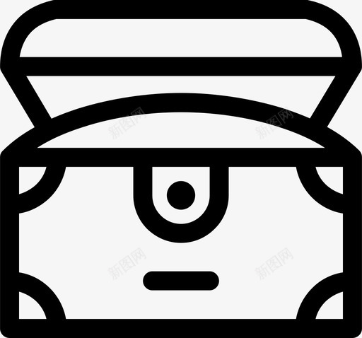 箱子盒子金子图标svg_新图网 https://ixintu.com 宝箱 宝藏 海盗 盒子 箱子 金子