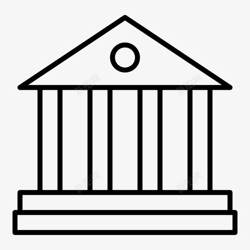银行超级受欢迎图标svg_新图网 https://ixintu.com 超级受欢迎 银行