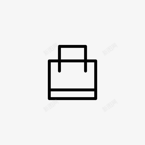 购物袋电子商务网上商店图标svg_新图网 https://ixintu.com 电子商务 网上商店 购物袋 购物袋2