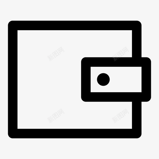 钱包现金钱图标svg_新图网 https://ixintu.com 口袋 现金 钱 钱包 随机的