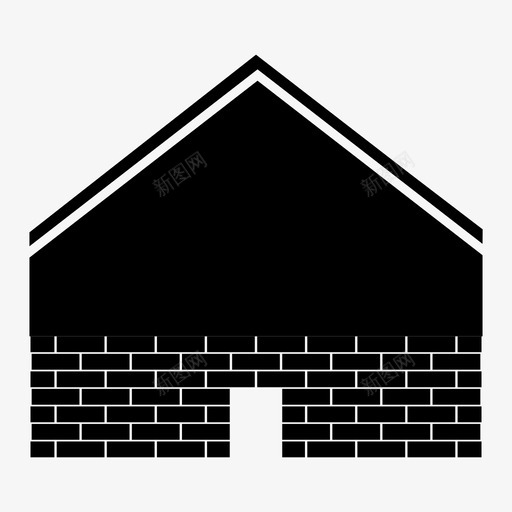 房子地址建筑物图标svg_新图网 https://ixintu.com 住所 地址 家 建筑物 房子