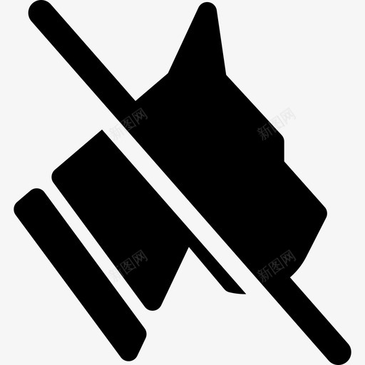 禁止狗动物我的城市图标svg_新图网 https://ixintu.com 动物 我的城市 禁止狗