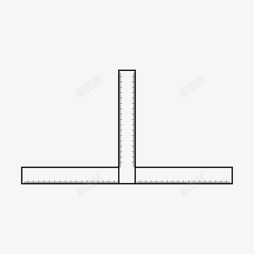 尺距离测量图标svg_新图网 https://ixintu.com 尺 尺寸 尺线 工具 测量 距离